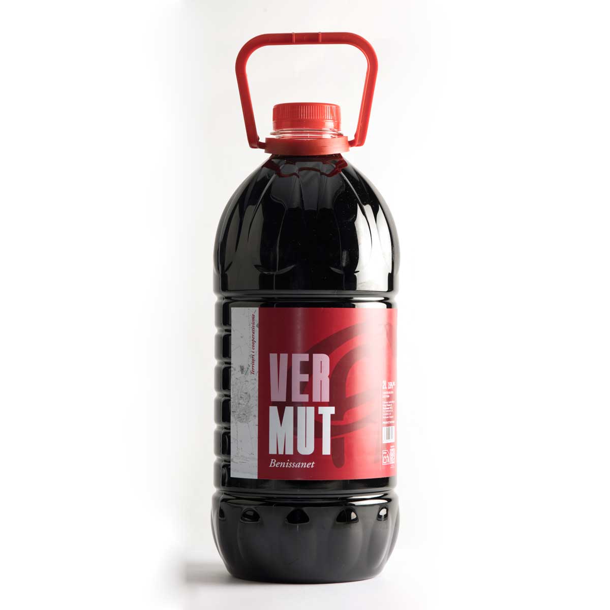 Photo of the 2 L vermouth bottle