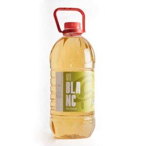 Photo of the white wine bottle.