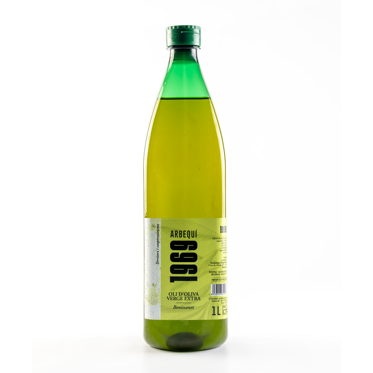Fotografía del aceite arbequí de 1L.